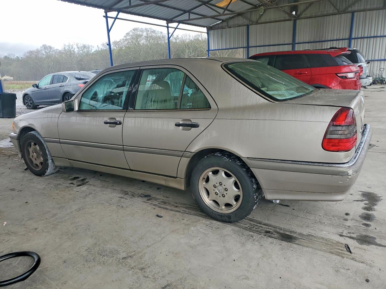 1998 Mercedes-benz C 280 Silver vin: WDBHA29G2WA618286