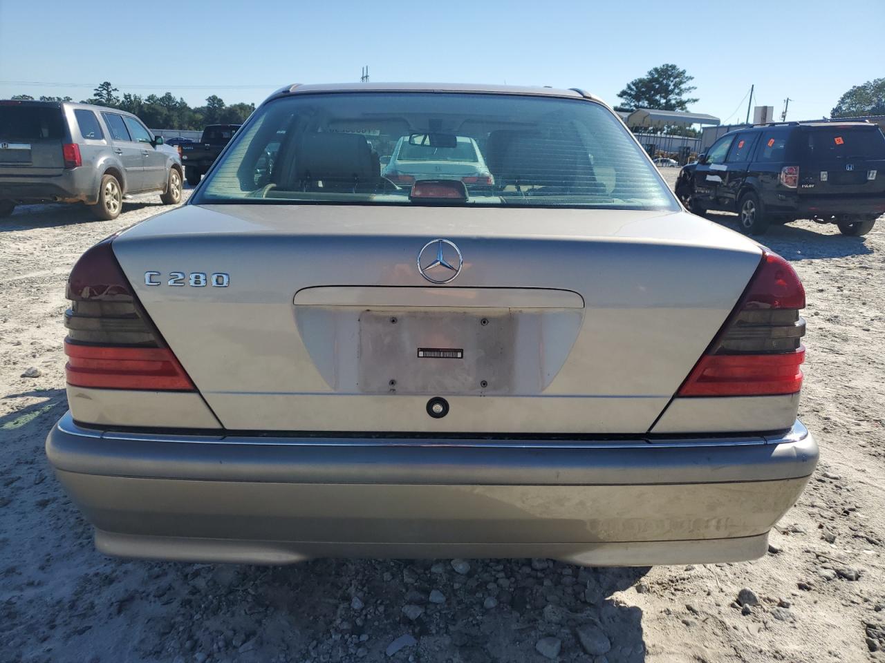 1999 Mercedes-benz C 280 Золотой vin: WDBHA29G3XA725154