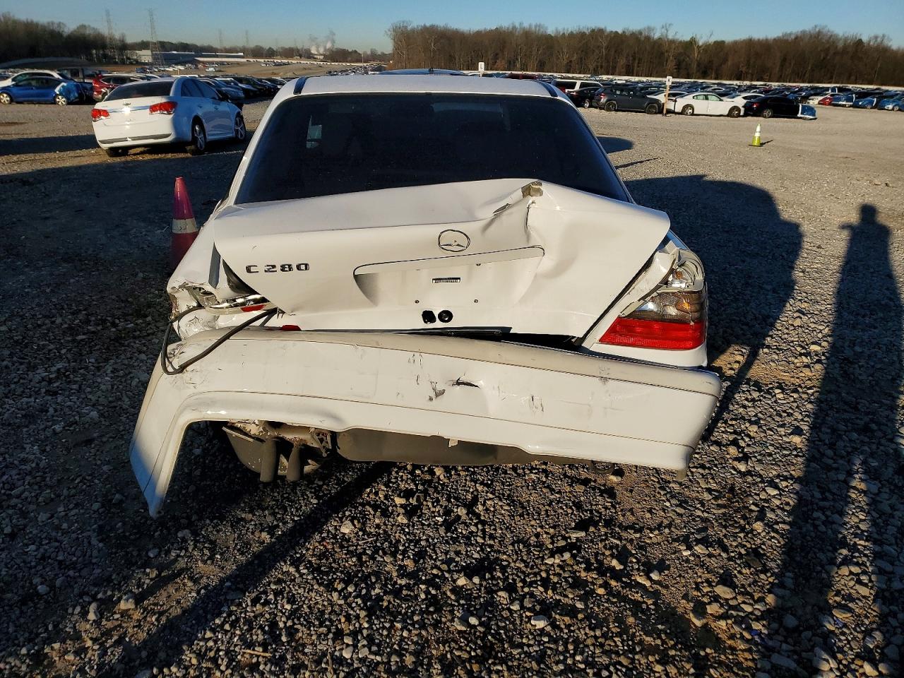 1999 Mercedes Benz C White vin: WDBHA29G4XA746319