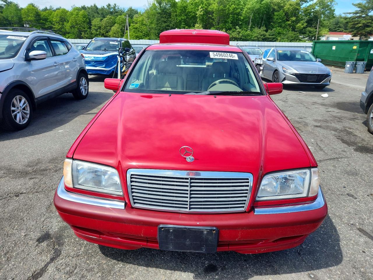 1998 Mercedes-benz C 280 Red vin: WDBHA29G5WF743768