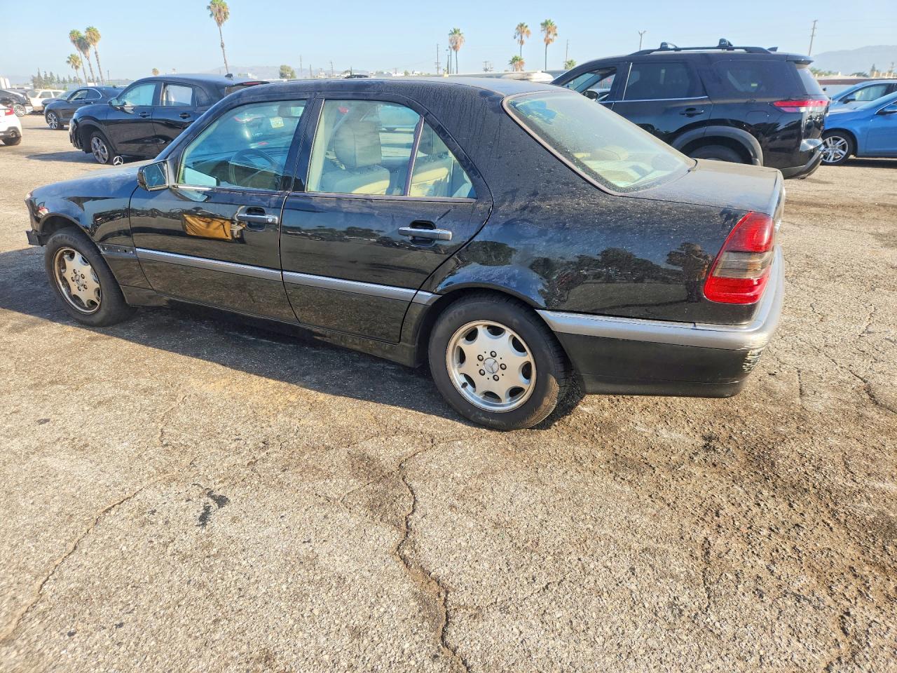 1999 Mercedes-benz C 280 Black vin: WDBHA29G6XA678640