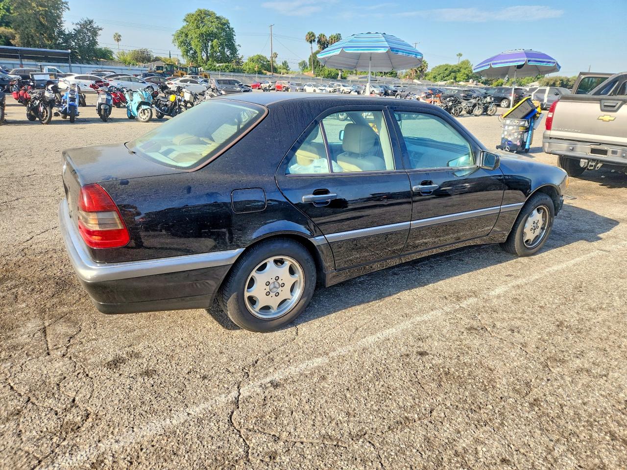 1999 Mercedes-benz C 280 Black vin: WDBHA29G6XA678640