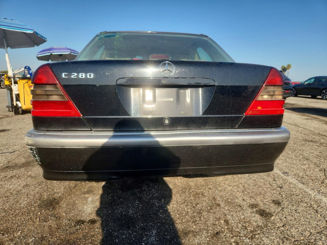 1999 Mercedes-benz C 280 Black vin: WDBHA29G6XA678640