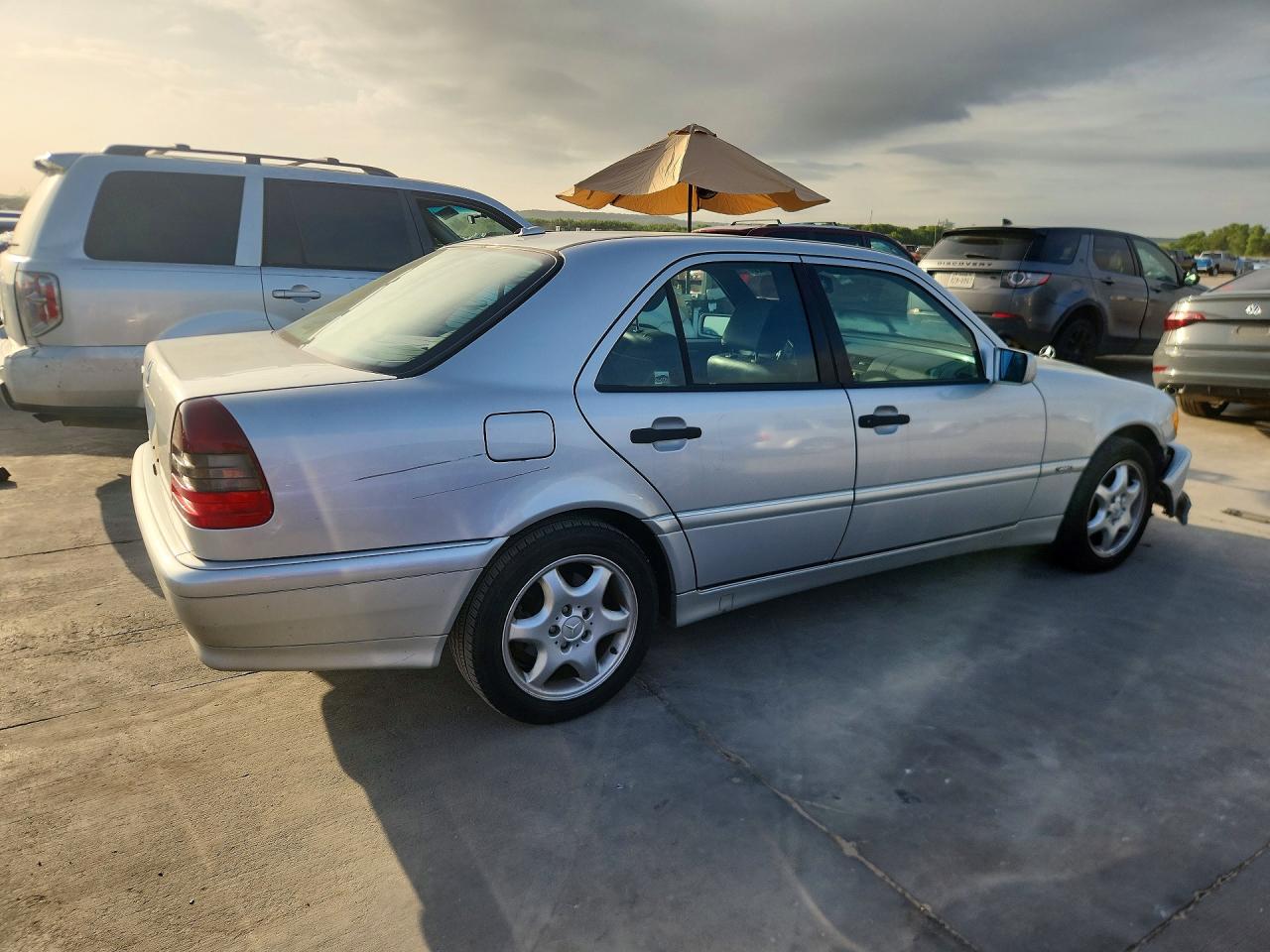 2000 Mercedes-benz C 280 Silver vin: WDBHA29G7YA845685