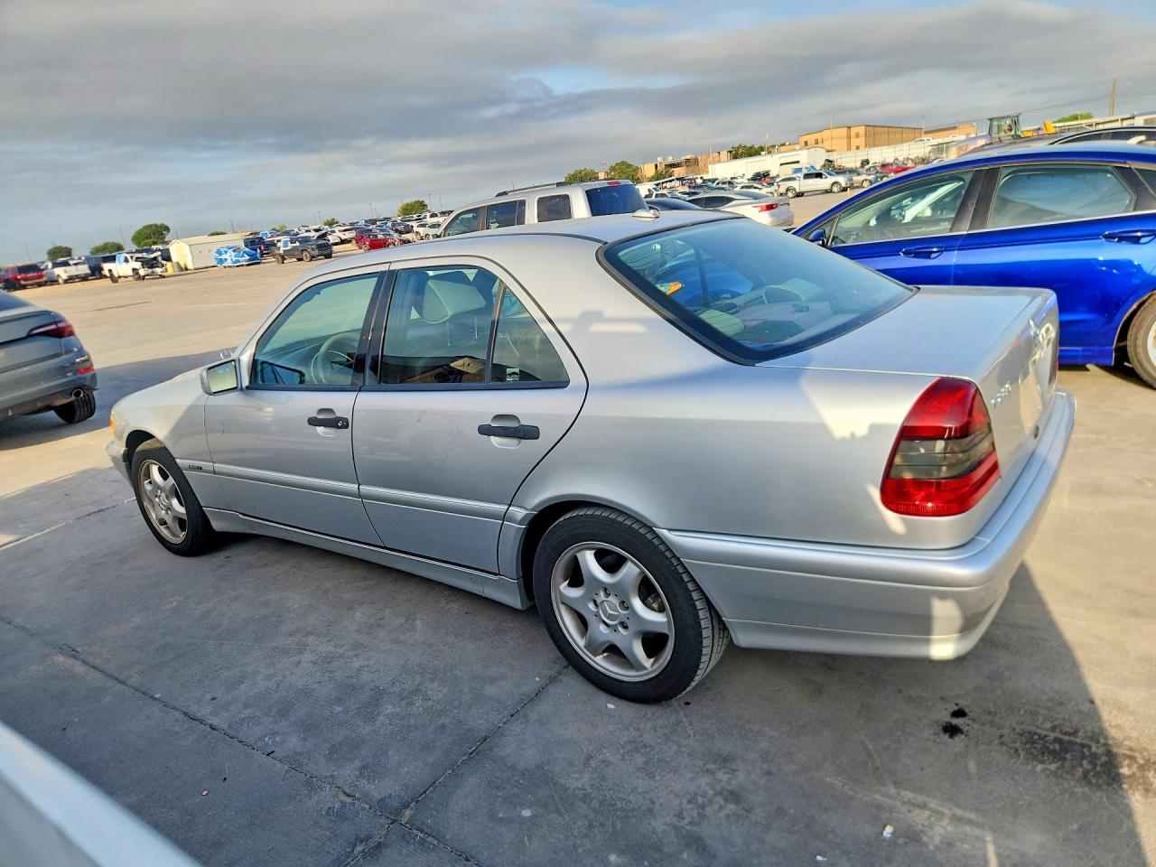 2000 Mercedes-benz C 280 Silver vin: WDBHA29G7YA845685