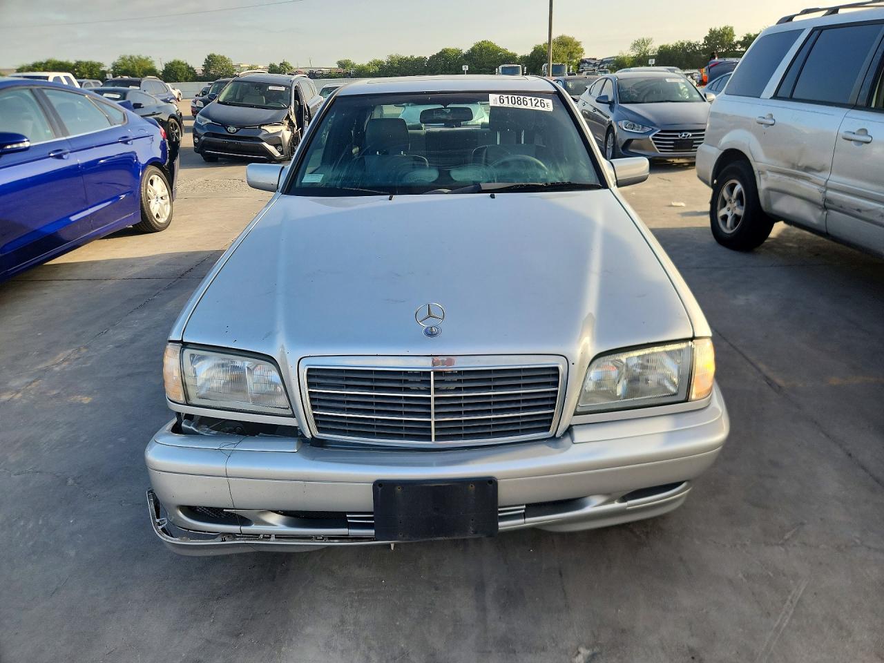 2000 Mercedes-benz C 280 Silver vin: WDBHA29G7YA845685