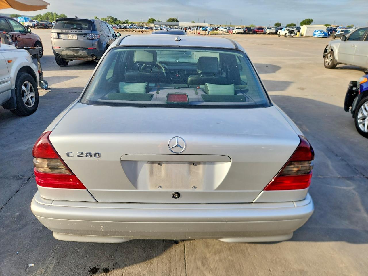 2000 Mercedes-benz C 280 Silver vin: WDBHA29G7YA845685