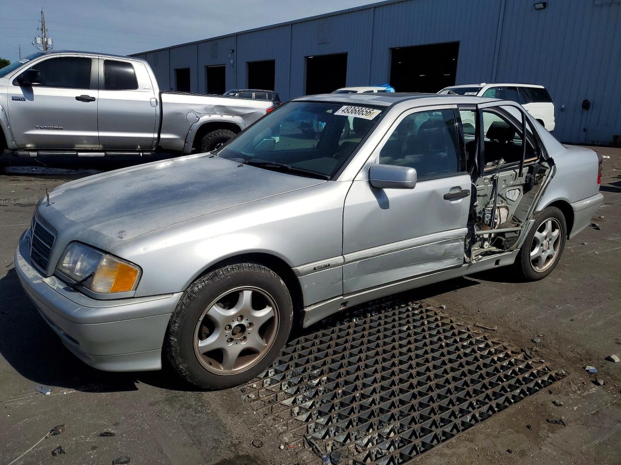 1998 Mercedes-benz C 280 Silver vin: WDBHA29G8WF734563