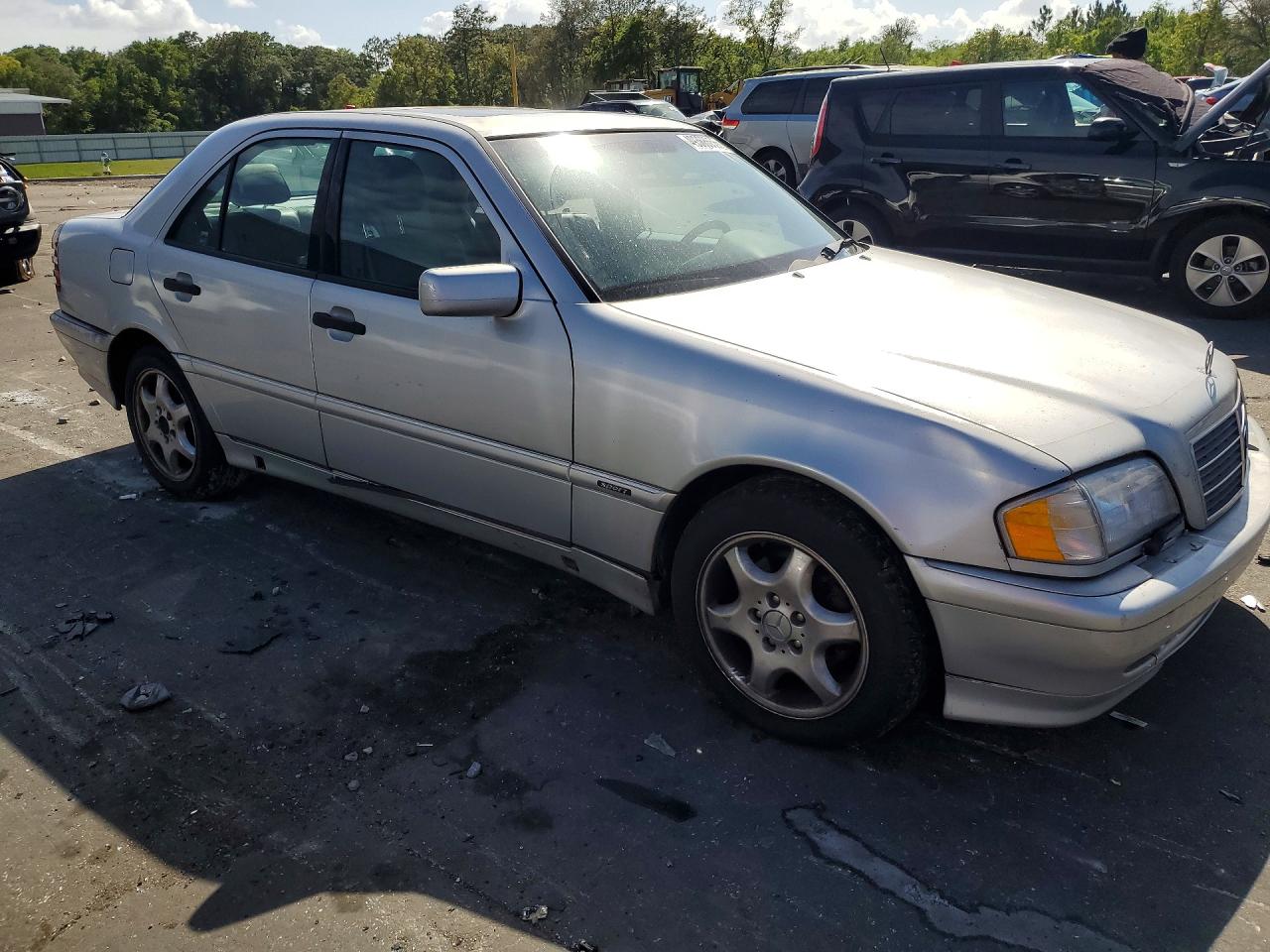 1998 Mercedes-benz C 280 Silver vin: WDBHA29G8WF734563