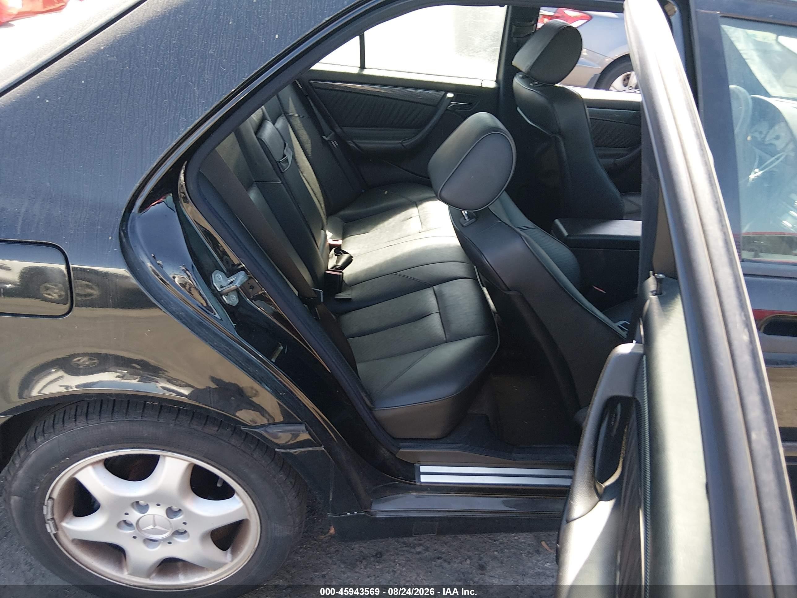 1999 Mercedes-benz C 280   Black vin: WDBHA29G8XA686576