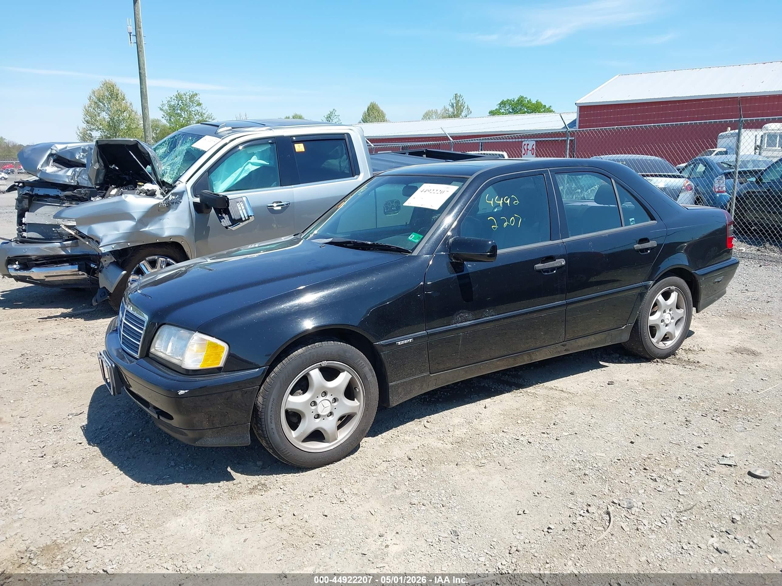 1998 Mercedes-benz C 280   Черный vin: WDBHA29G9WF687253