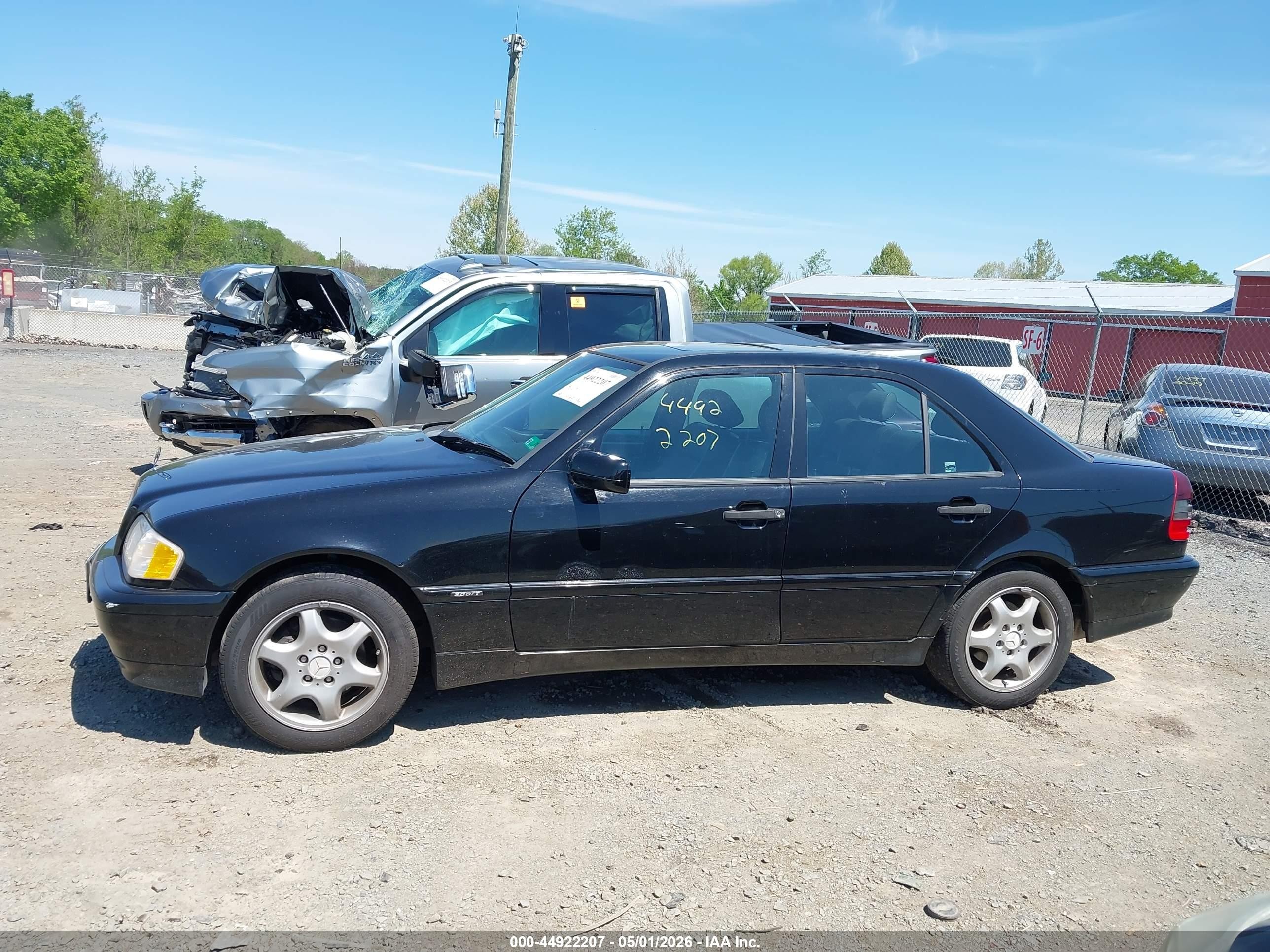 1998 Mercedes-benz C 280   Черный vin: WDBHA29G9WF687253