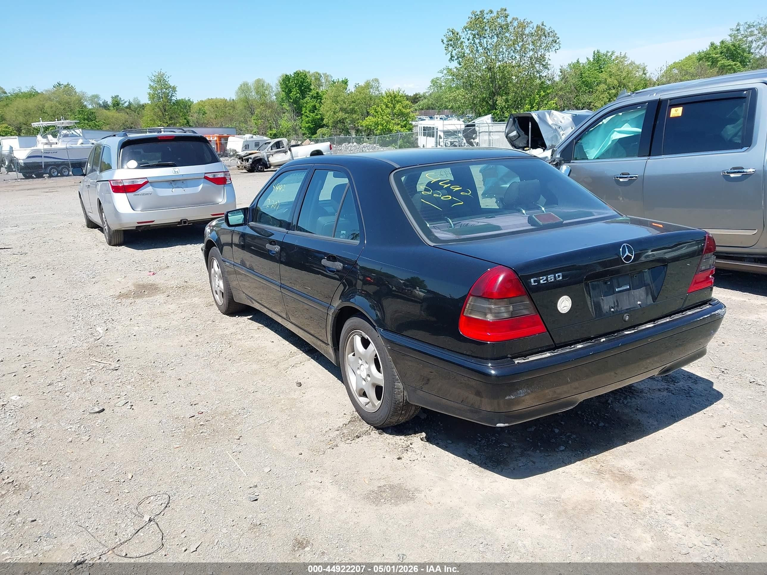 1998 Mercedes-benz C 280   Черный vin: WDBHA29G9WF687253