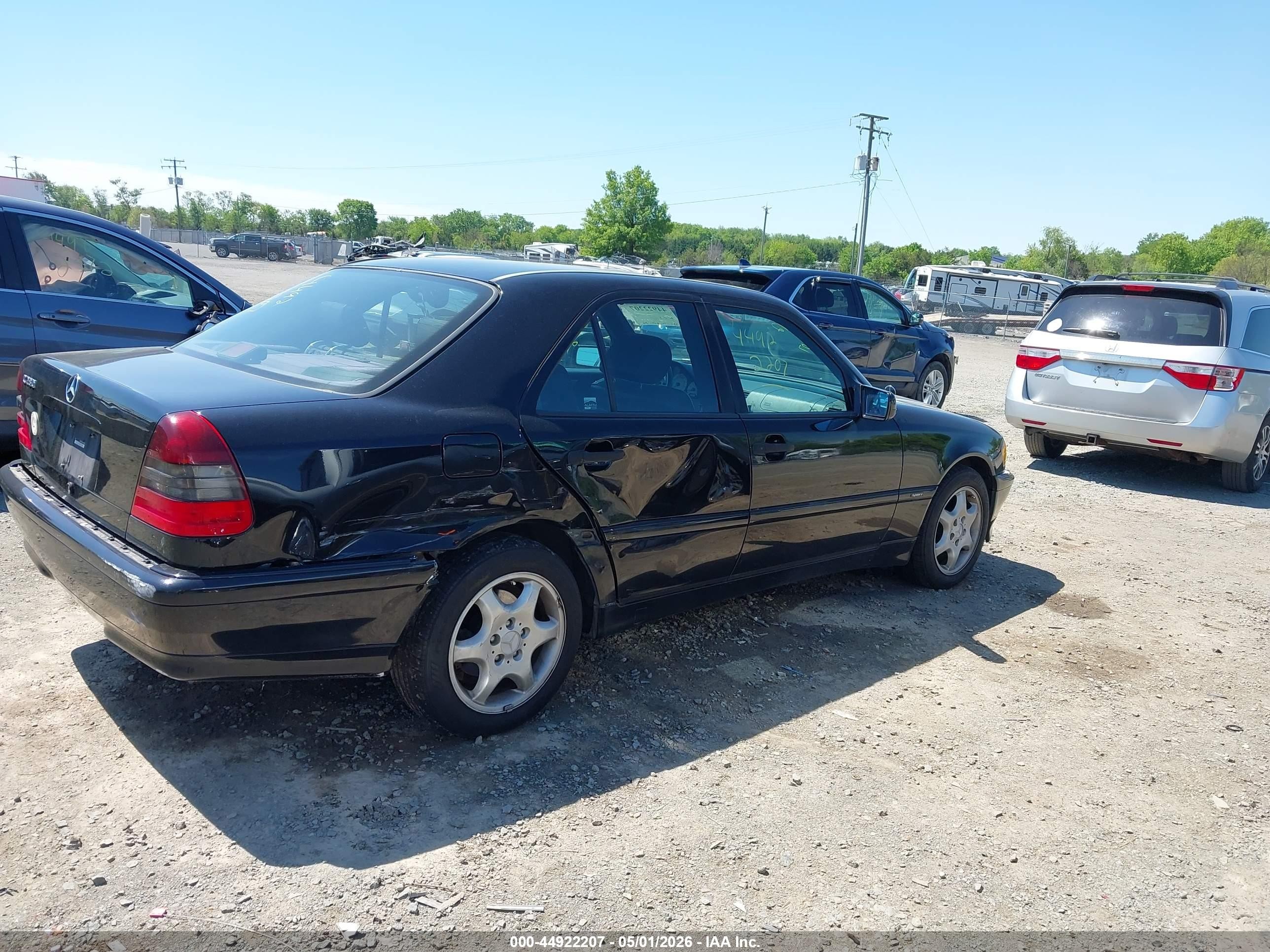 1998 Mercedes-benz C 280   Черный vin: WDBHA29G9WF687253