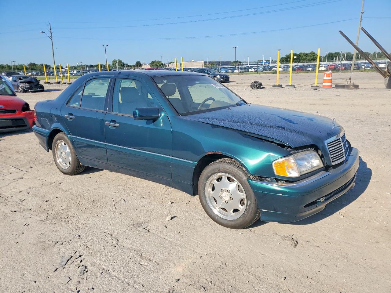 1998 Mercedes-benz C 280 Зеленый vin: WDBHA29GXWA558547