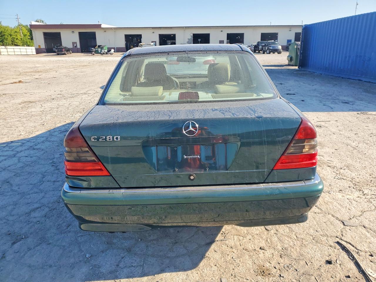 1998 Mercedes-benz C 280 Зеленый vin: WDBHA29GXWA558547