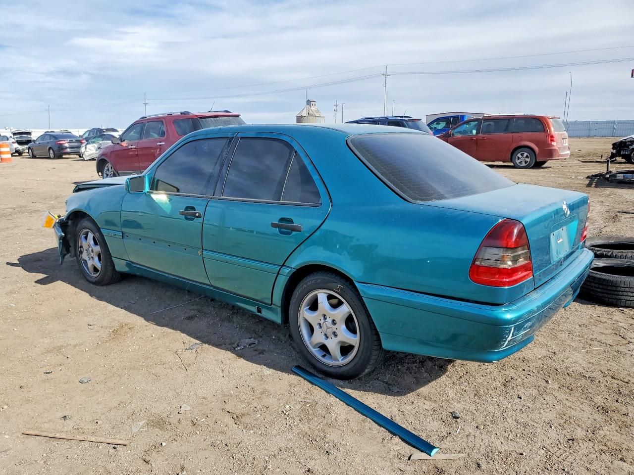 1998 Mercedes-benz C 280 Turquoise vin: WDBHA29GXWF649448
