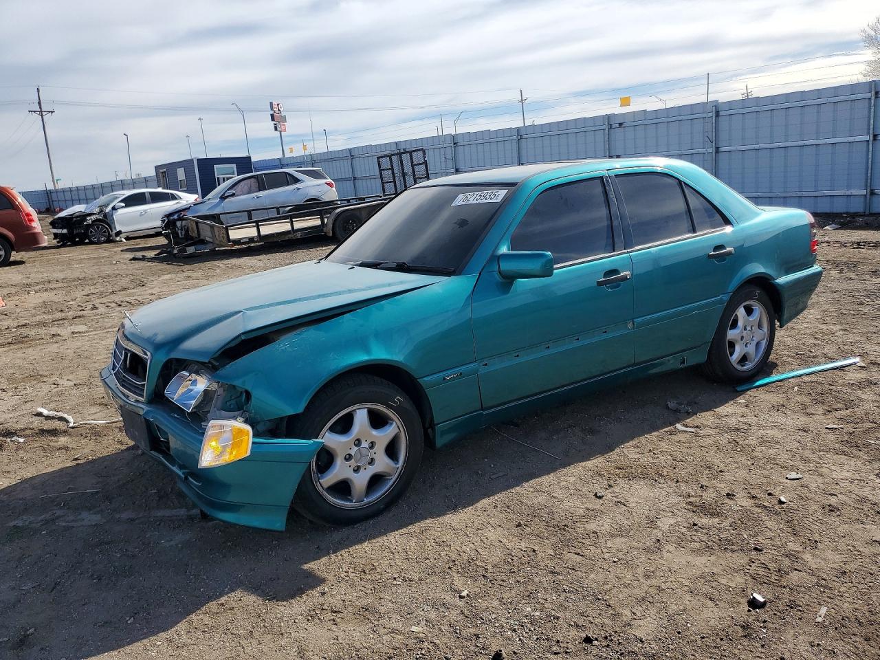 1998 Mercedes-benz C 280 Turquoise vin: WDBHA29GXWF649448