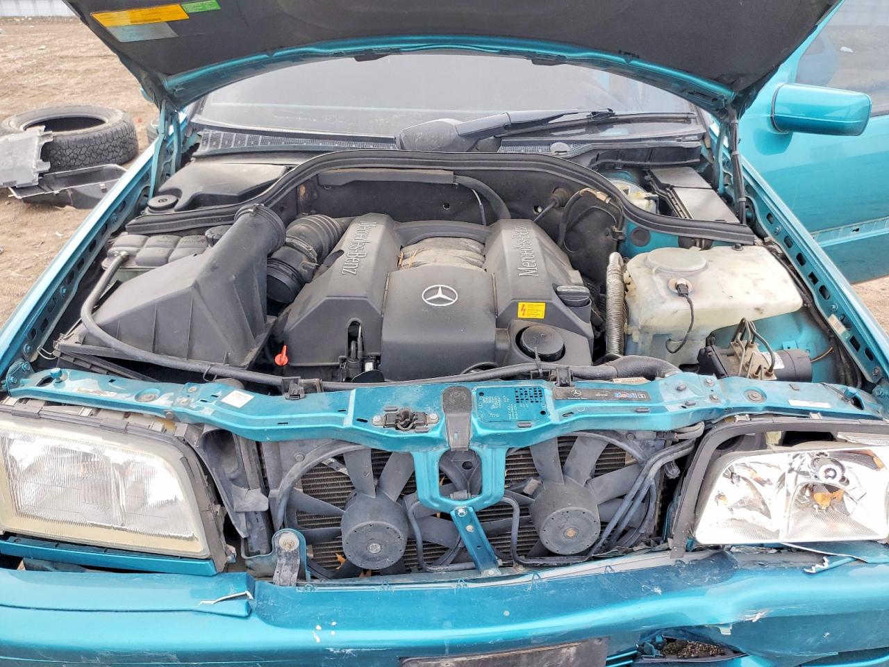 1998 Mercedes-benz C 280 Turquoise vin: WDBHA29GXWF649448