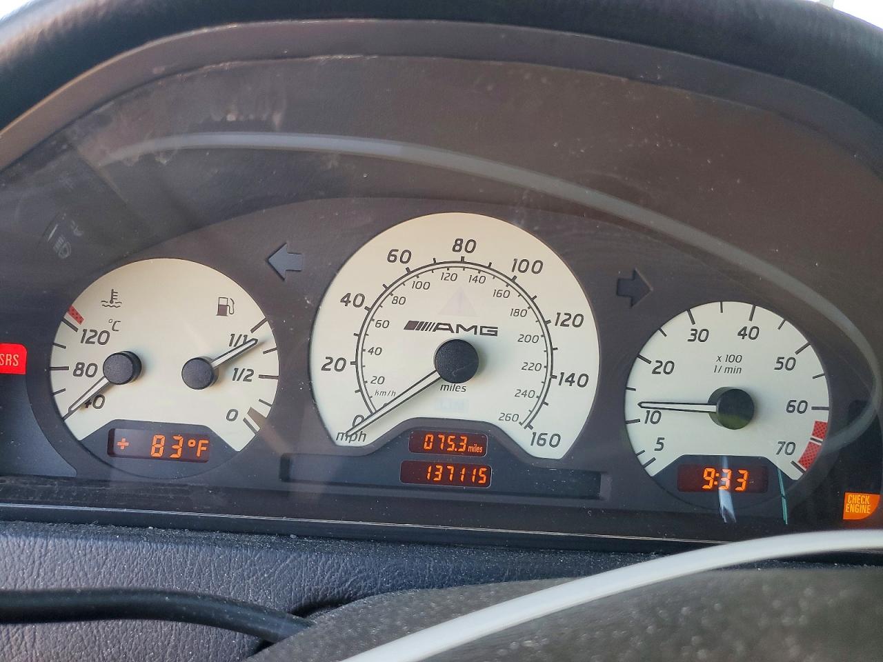 1999 Mercedes-benz C 43 Белый vin: WDBHA33G2XF850129