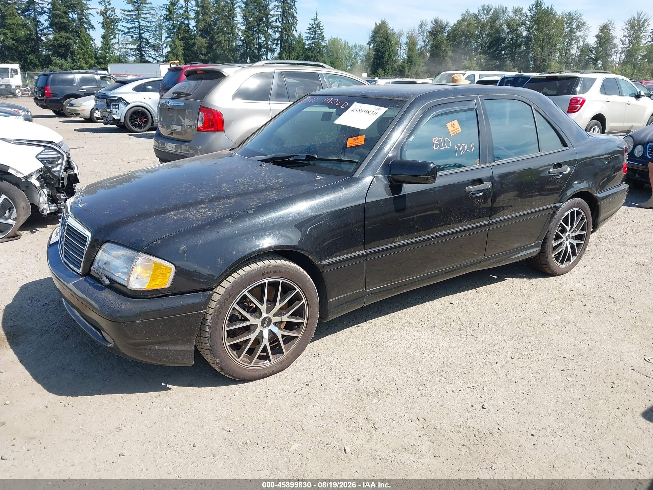 1998 Mercedes-benz C 43 Black vin: WDBHA33G5WF736947