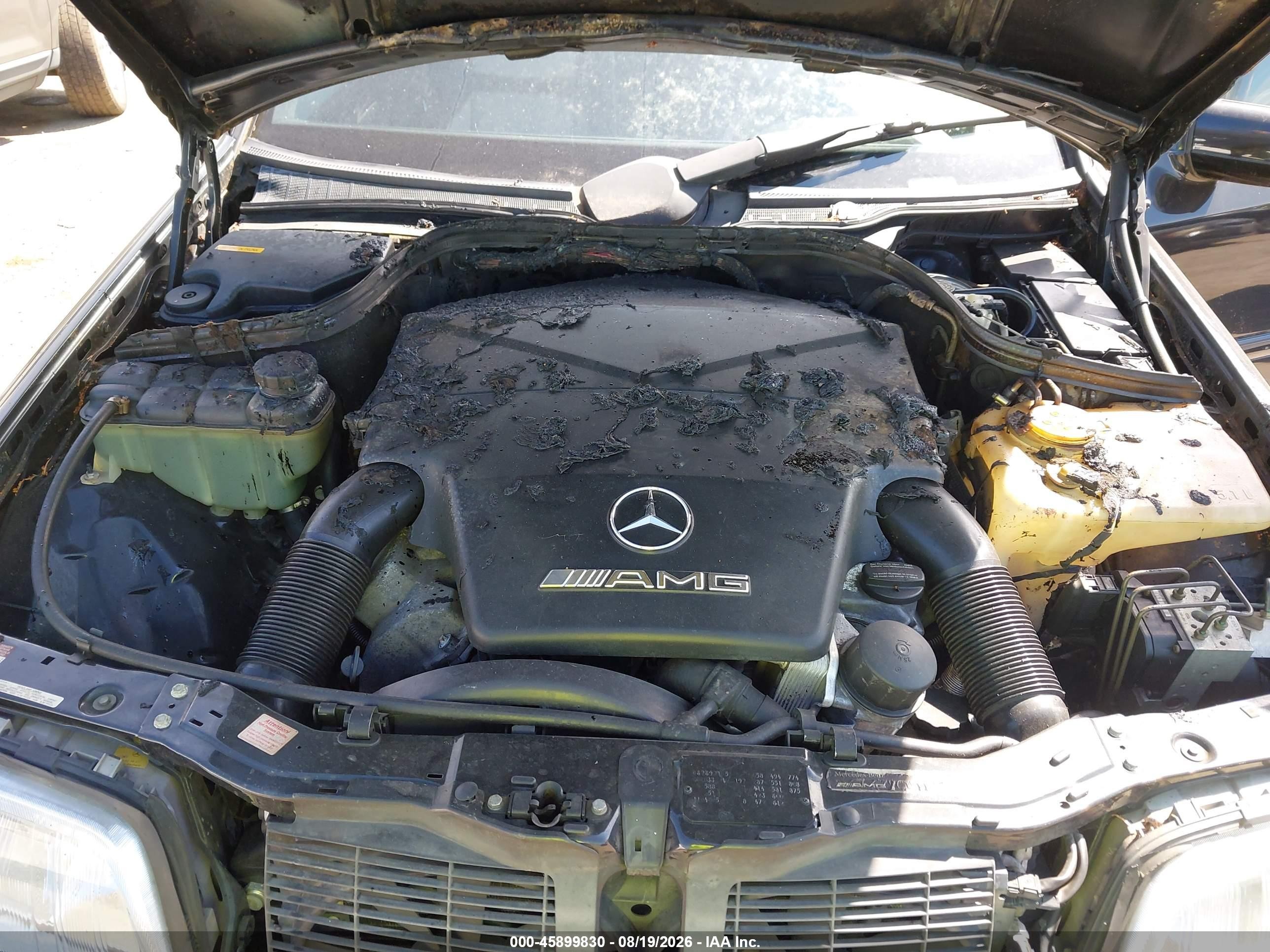 1998 Mercedes-benz C 43 Black vin: WDBHA33G5WF736947