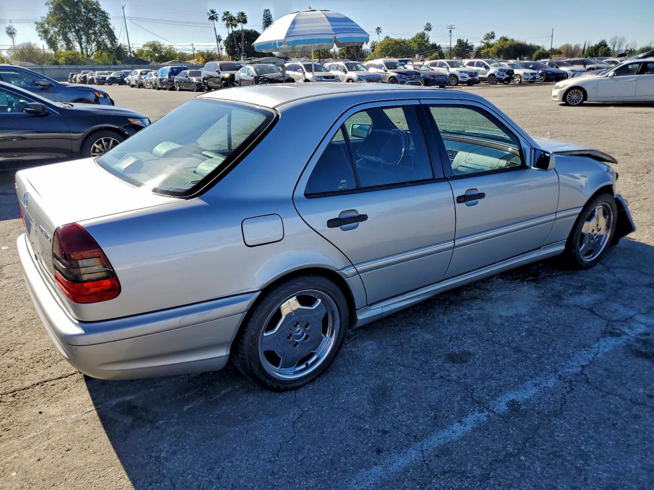 1998 Mercedes-benz C 43 Silver vin: WDBHA33GXWF705001