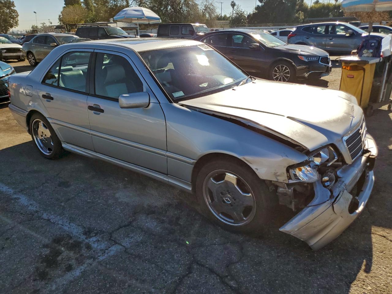 1998 Mercedes-benz C 43 Silver vin: WDBHA33GXWF705001