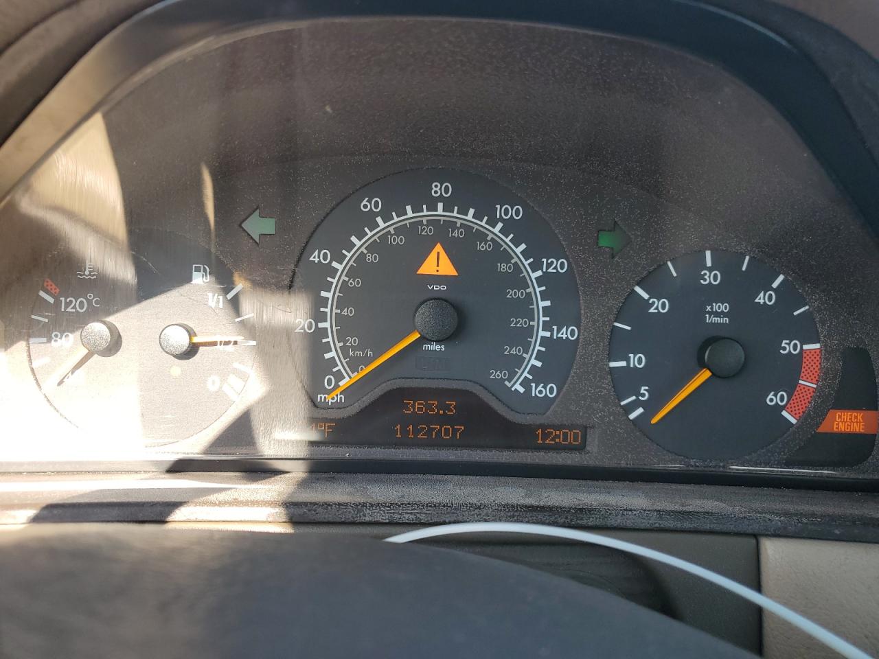 1997 Mercedes-benz E 300d Black vin: WDBJF20F3VA368160