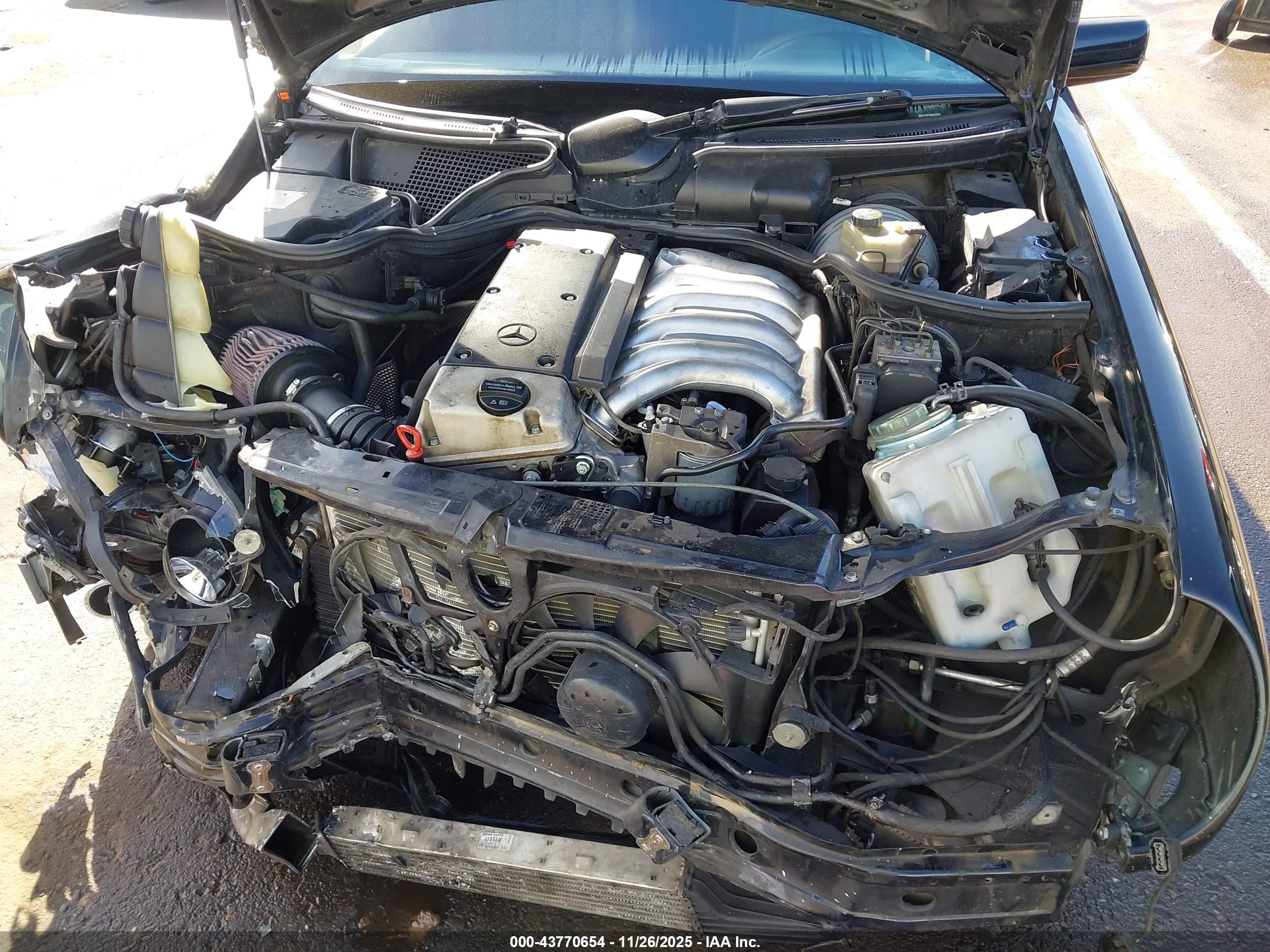 1998 Mercedes-benz E 300 Diesel   Black vin: WDBJF25F8WA566890
