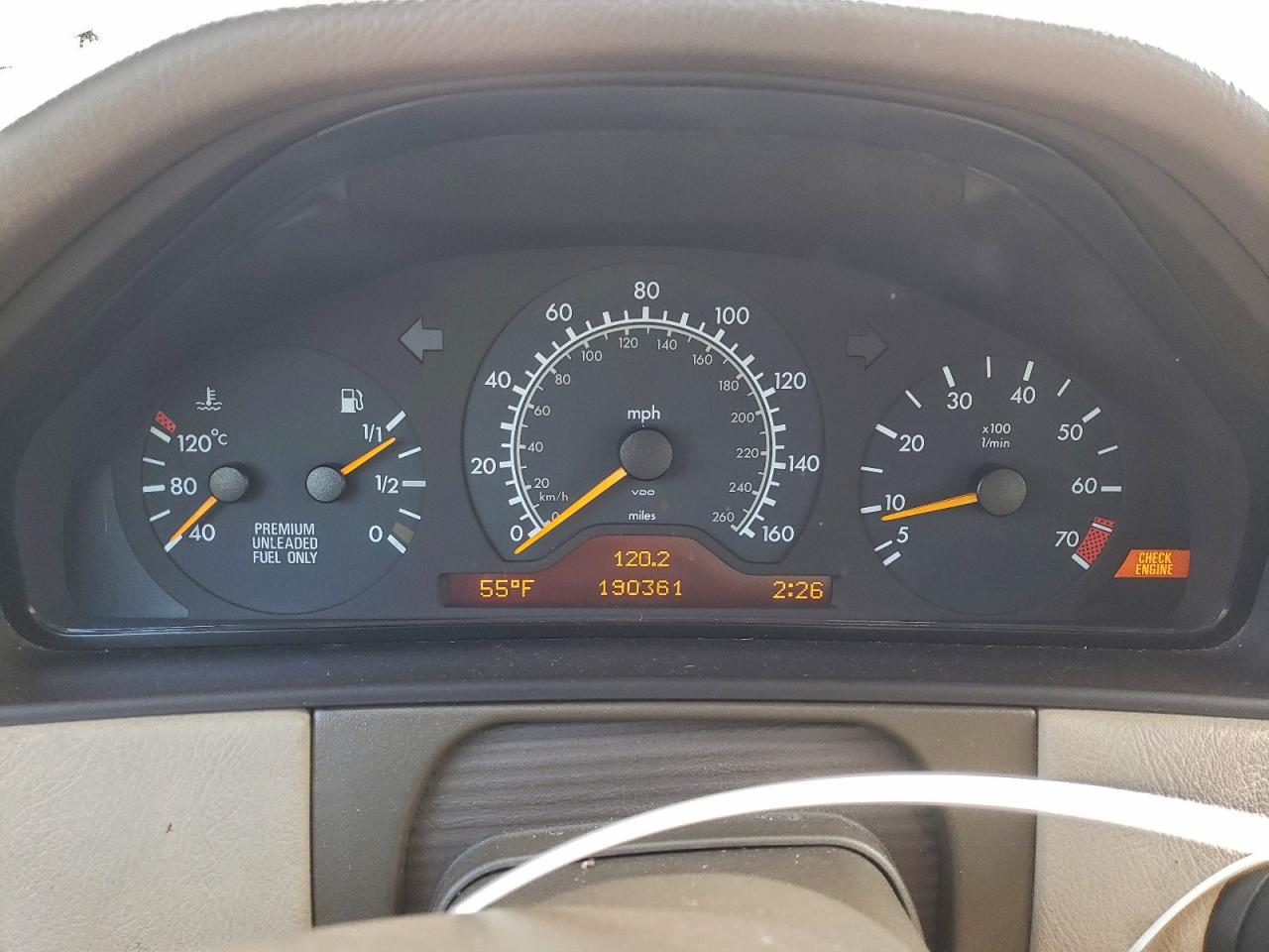1997 Mercedes-benz E 320 Tan vin: WDBJF55F0VA432679