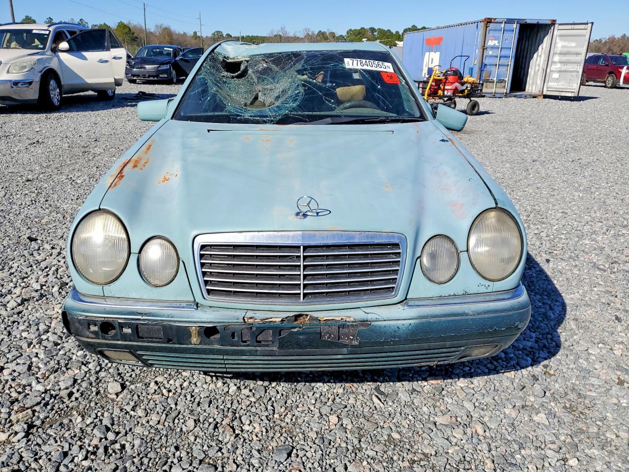 1996 Mercedes-benz E 320 Green vin: WDBJF55F2TJ013035