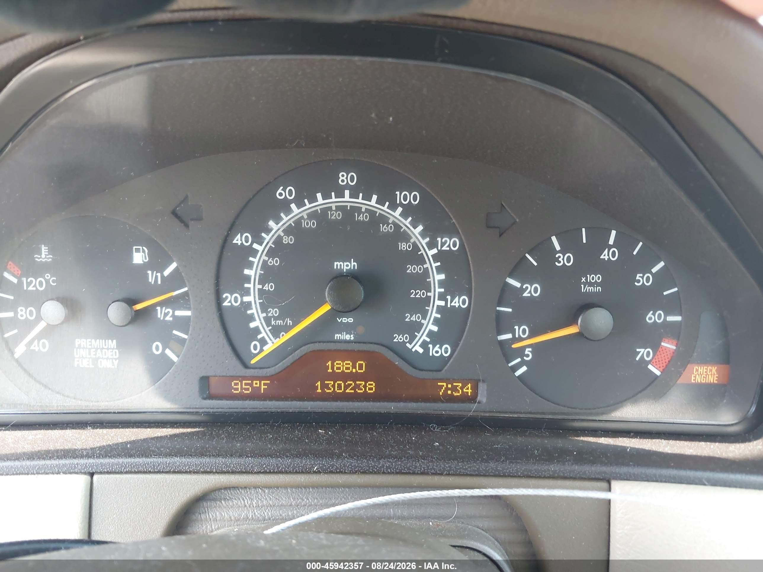 1997 Mercedes-benz E 320   Tan vin: WDBJF55F2VA337556