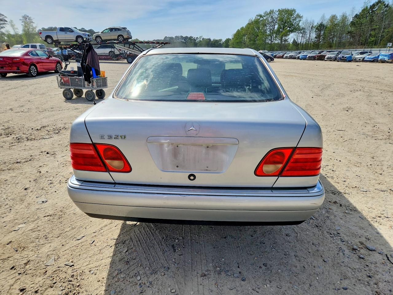 1996 Mercedes-benz E 320 Silver vin: WDBJF55F4TJ012114