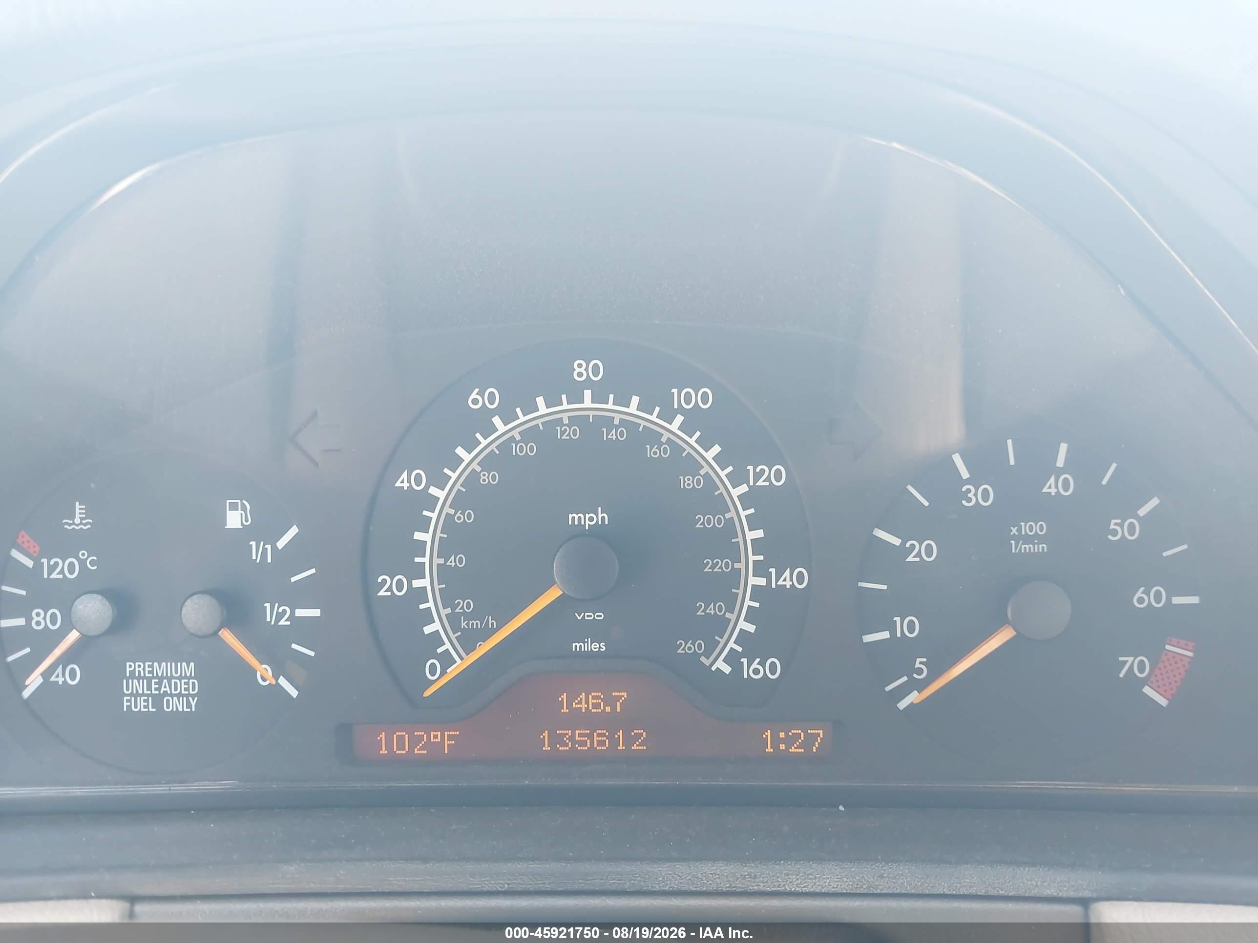 1996 Mercedes-benz E 320 Black vin: WDBJF55F4TJ013232