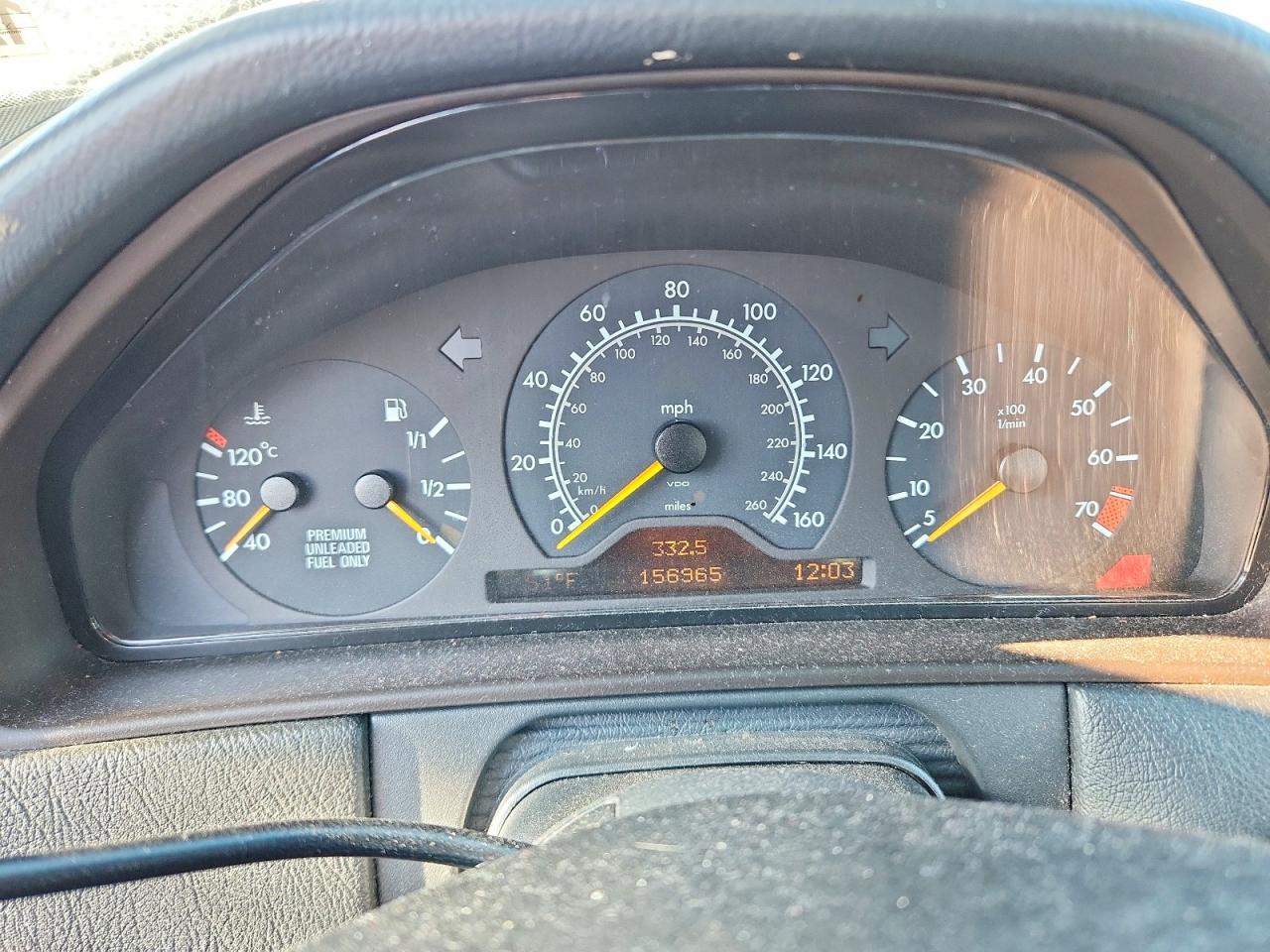 1997 Mercedes-benz E 320 Black vin: WDBJF55F4VA282916