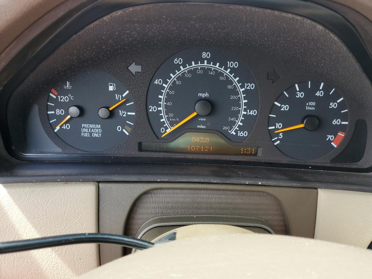 1997 Mercedes-benz E 320 Silver vin: WDBJF55F5VJ025733