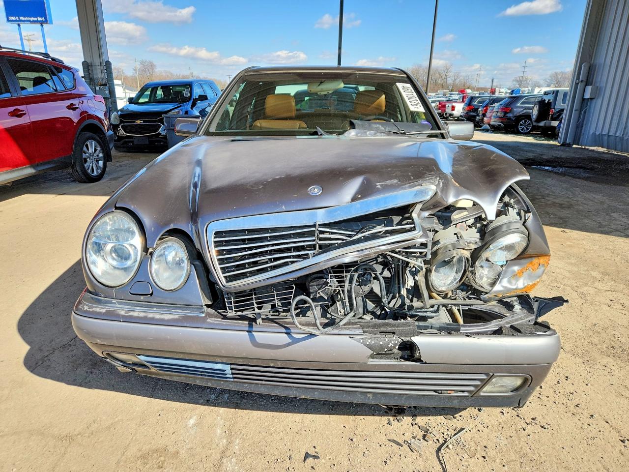 1996 Mercedes-benz E 320 Gray vin: WDBJF55F7TJ016139