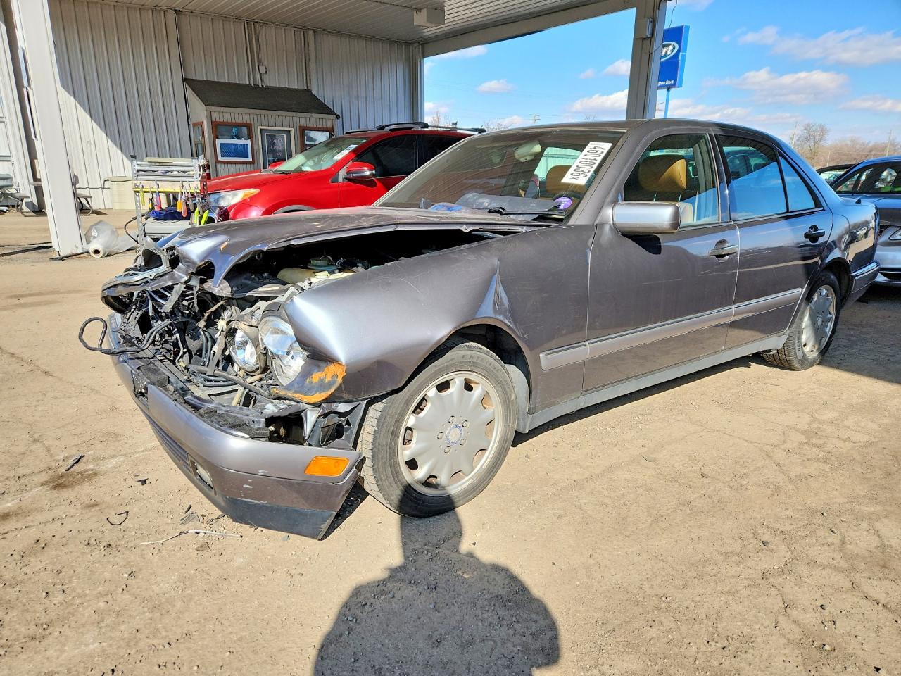 1996 Mercedes-benz E 320 Gray vin: WDBJF55F7TJ016139