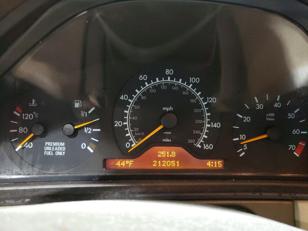 1997 Mercedes-benz E 320 Green vin: WDBJF55F8VA385711