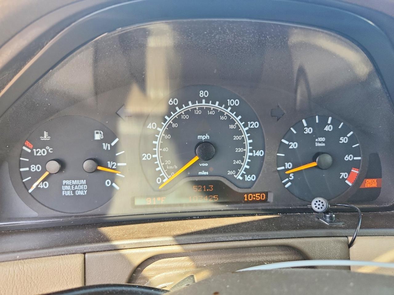 1997 Mercedes-benz E 320 Black vin: WDBJF55F8VJ030022