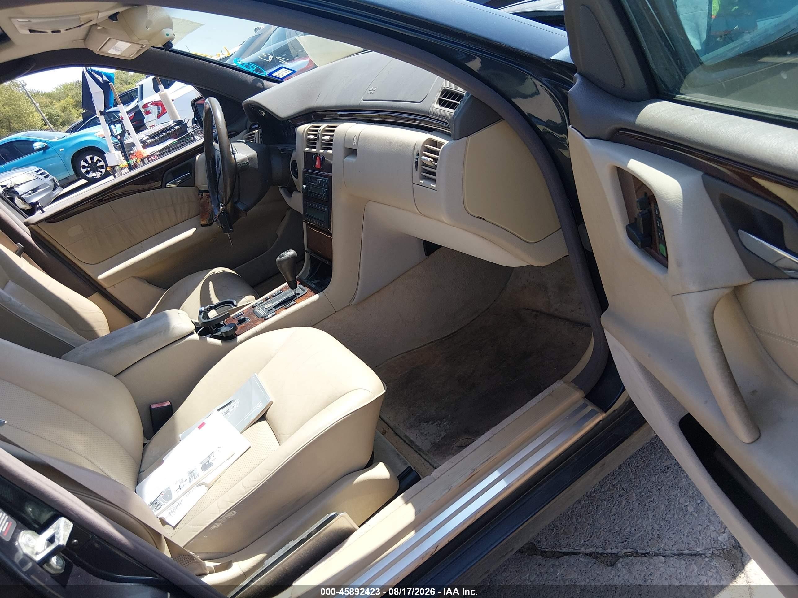 1996 Mercedes-benz E 320 Blue vin: WDBJF55F9TJ003716