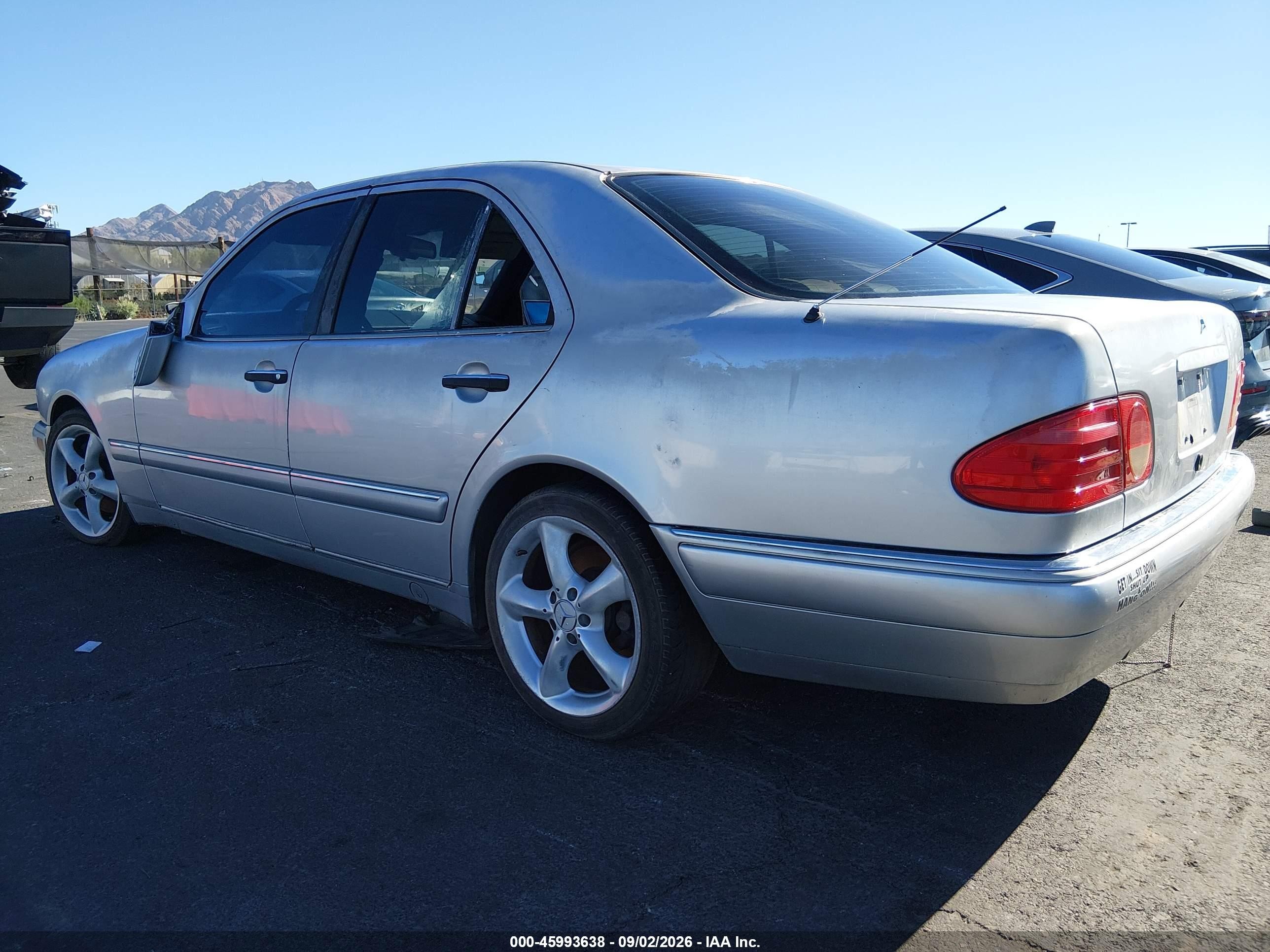 1996 Mercedes-benz E 320 Silver vin: WDBJF55F9TJ019978