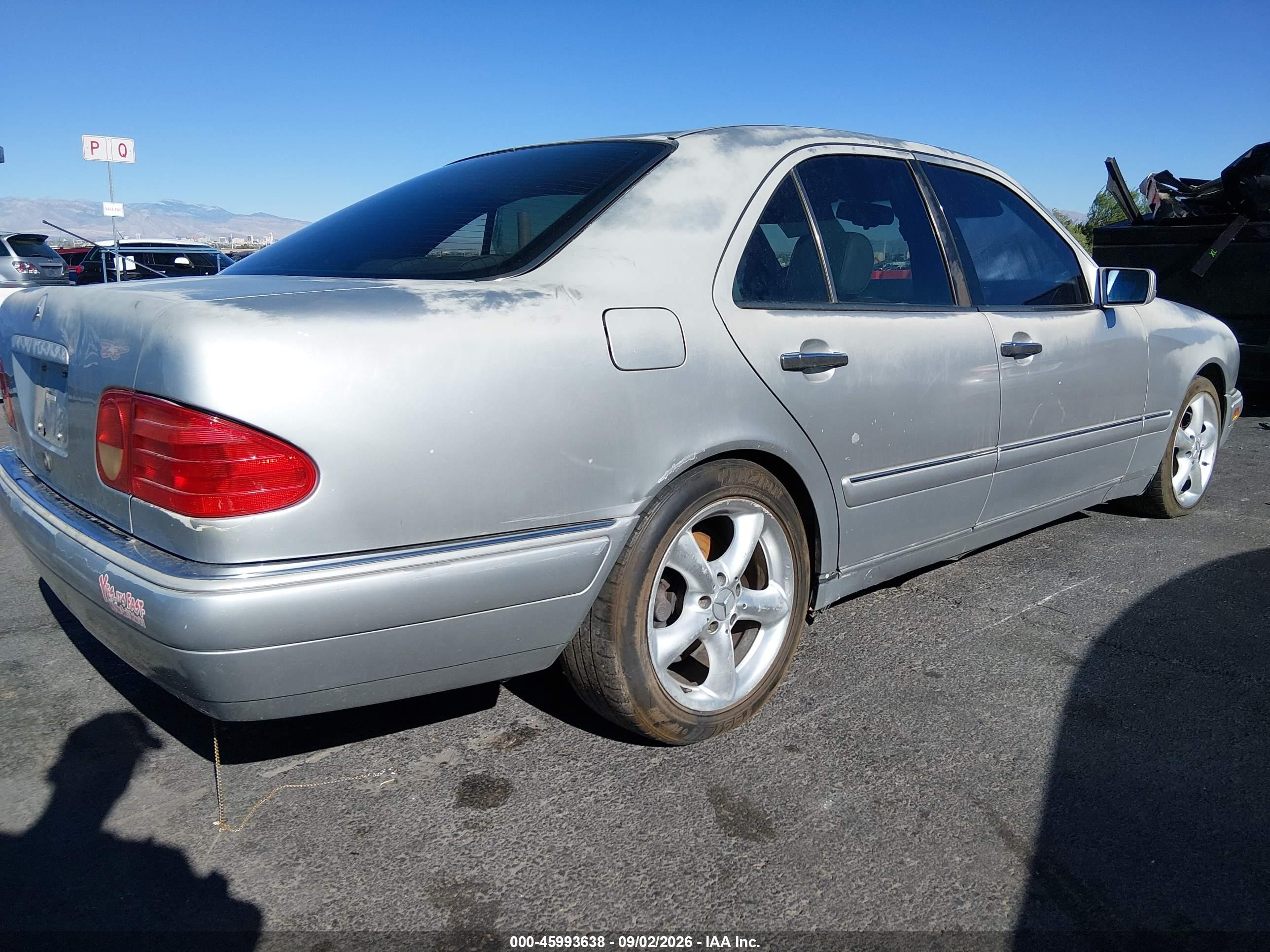 1996 Mercedes-benz E 320 Silver vin: WDBJF55F9TJ019978