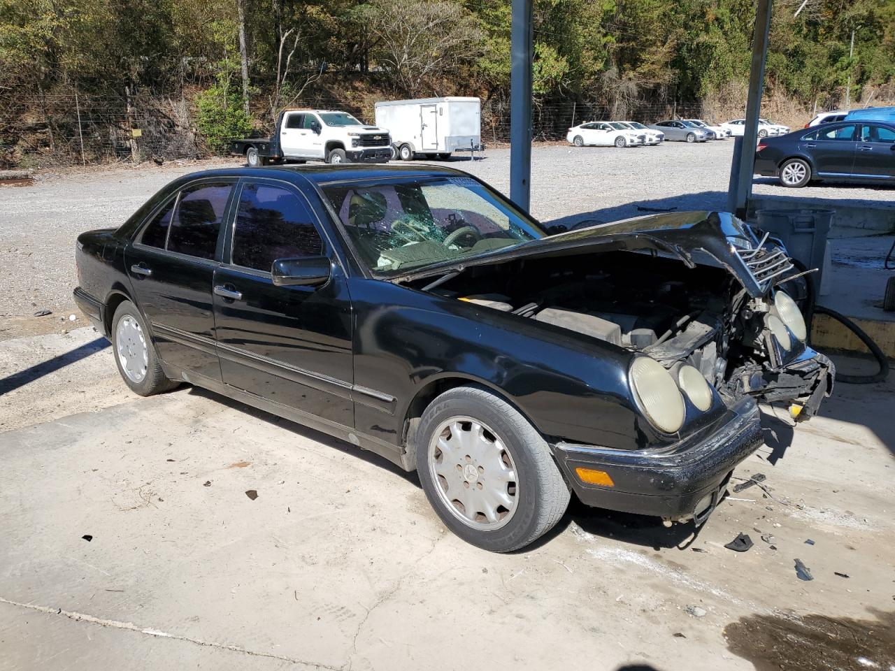 1997 Mercedes-benz E 320 Black vin: WDBJF55F9VA334279