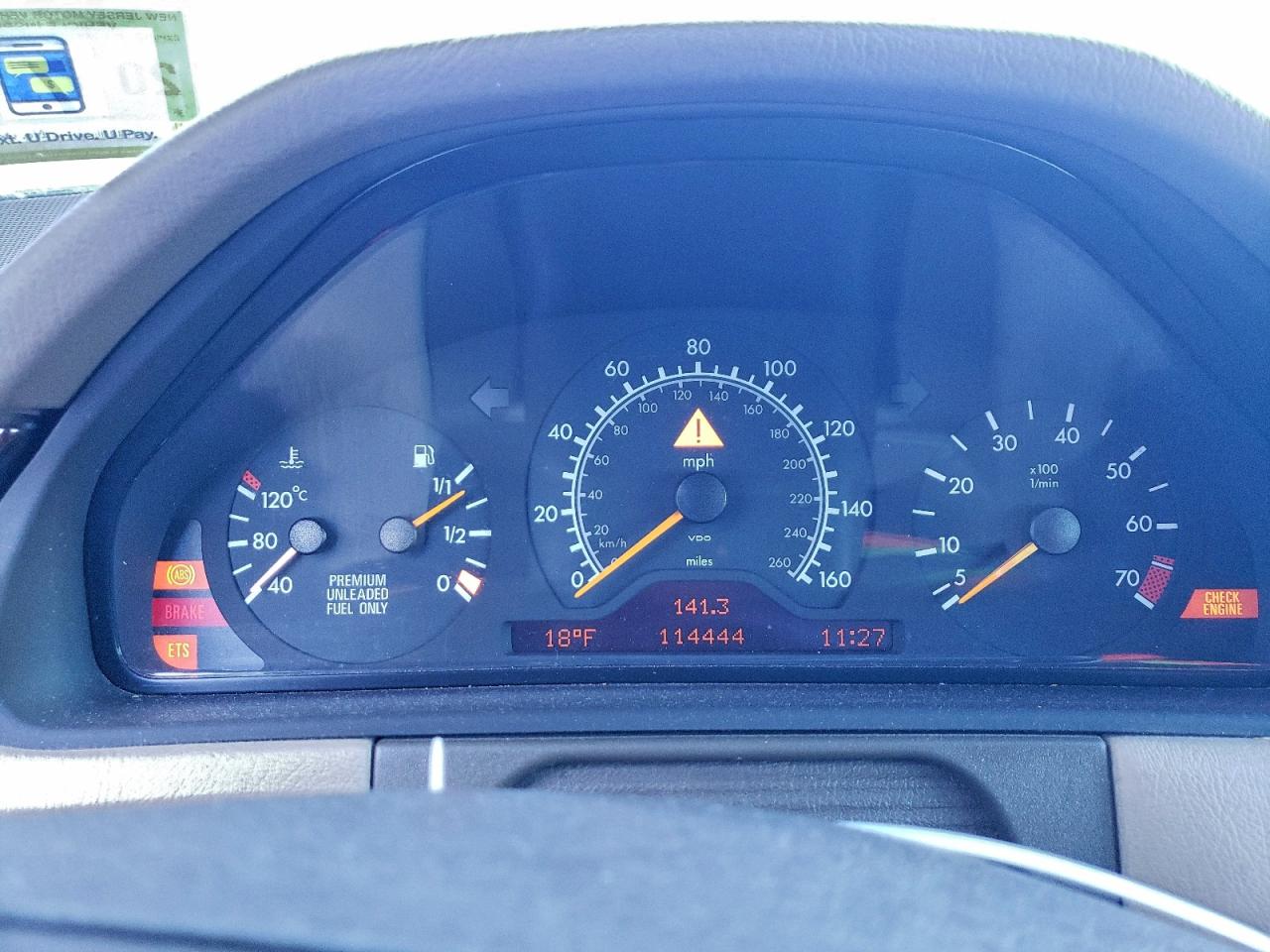 1997 Mercedes-benz E 320 Black vin: WDBJF55F9VJ026870