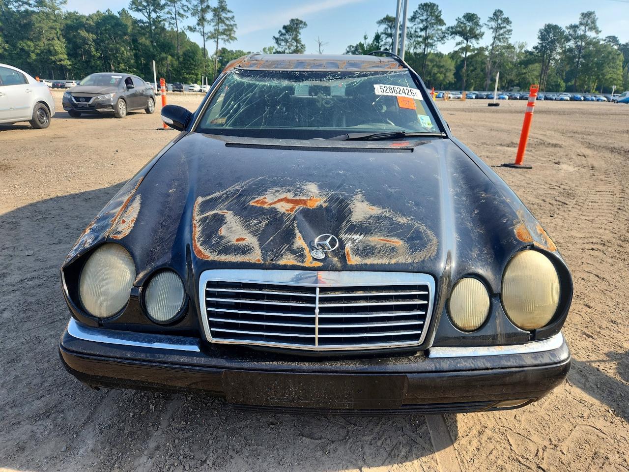 1997 Mercedes-benz E 320 Black vin: WDBJF55FXVA298604