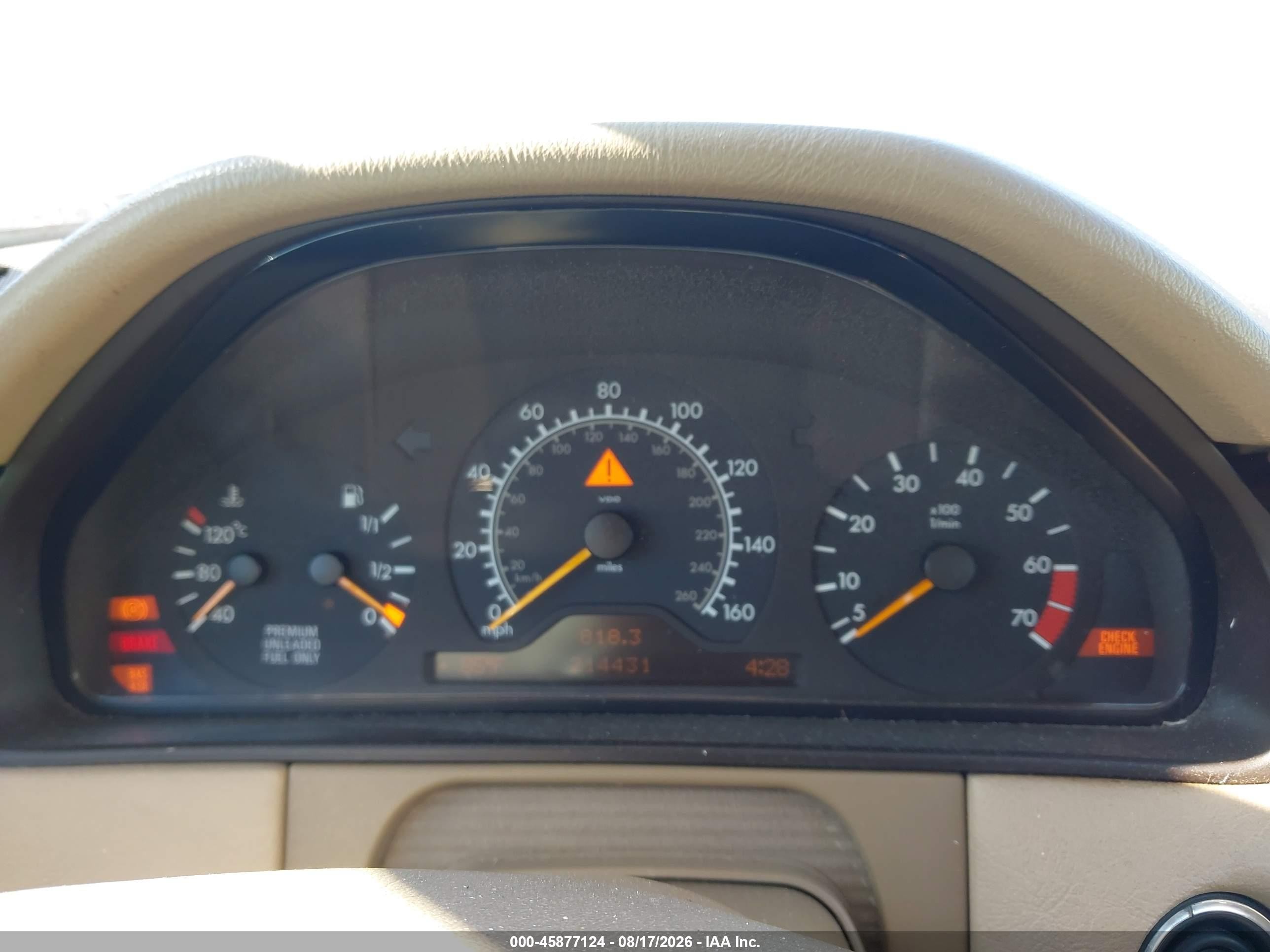 1998 Mercedes-benz E 320   Tan vin: WDBJF65F2WA603780