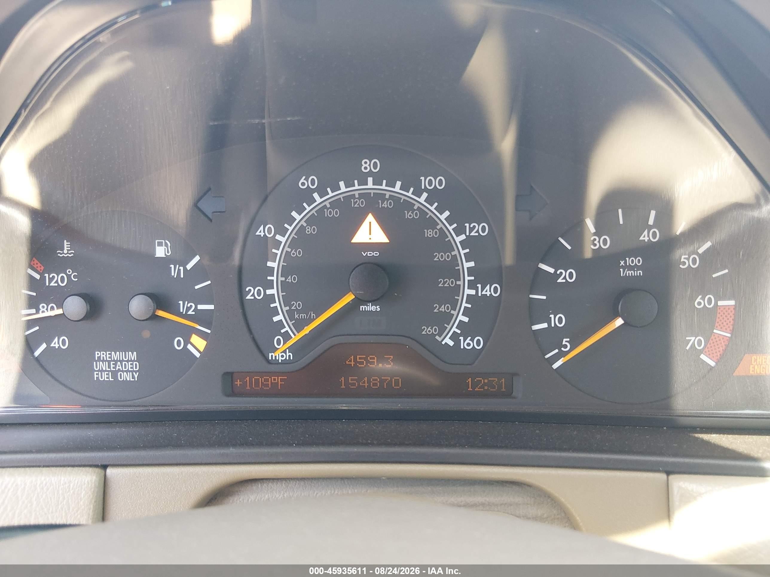 1998 Mercedes-benz E 320   Черный vin: WDBJF65F2WA692346