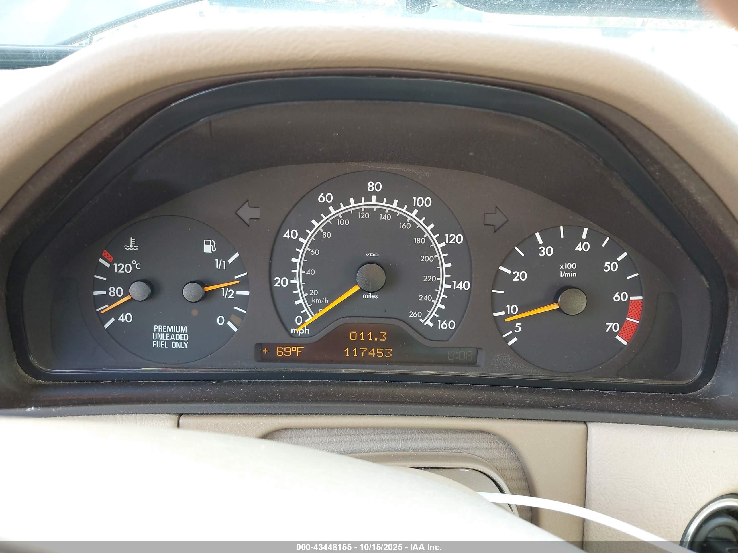 1998 Mercedes-benz E 320   Black vin: WDBJF65F4WA538995